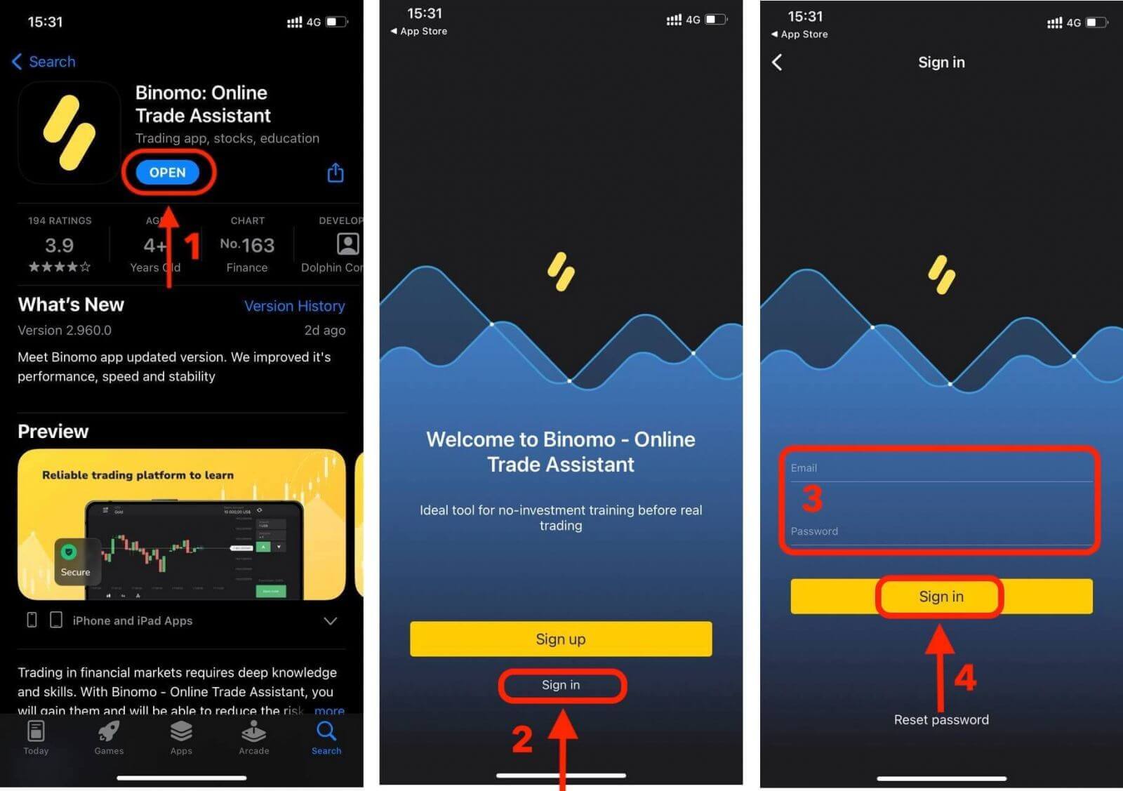 Binomo Innskráning: Hvernig á að skrá þig inn á viðskiptareikning