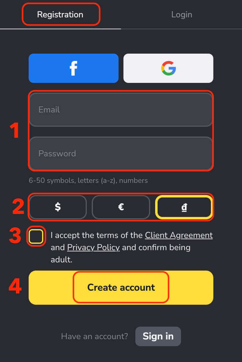 Đăng ký Binomo: Cách mở tài khoản và đăng ký
