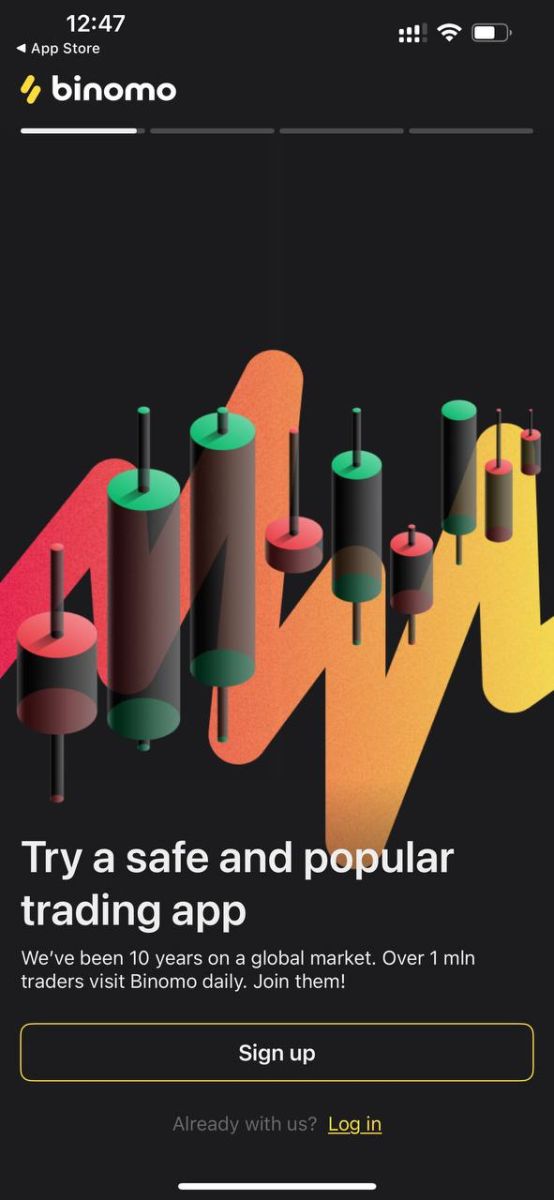 携帯電話用 Binomo アプリケーションをダウンロードしてインストールする方法 (Android、iOS) 携帯電話用 Binomo アプリケーションをダウンロードしてインストールする方法 (Android、iOS)